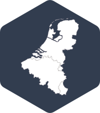 Map showing Benelux location